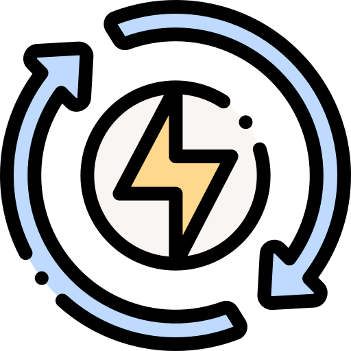エネルギー Detailed Rounded Lineal color icon
