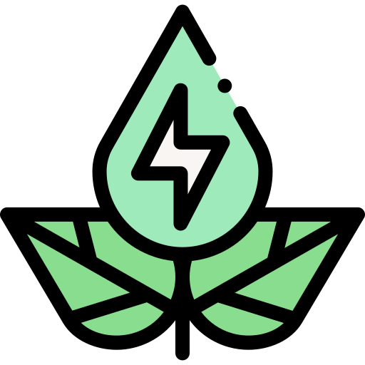 Green energy Detailed Rounded Lineal color icon