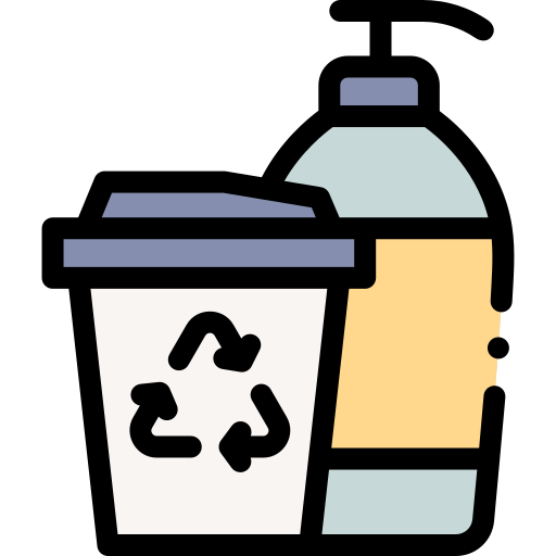 recyceln Detailed Rounded Lineal color icon
