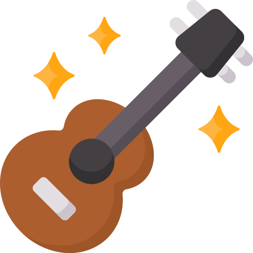 Acoustic guitar Special Flat icon