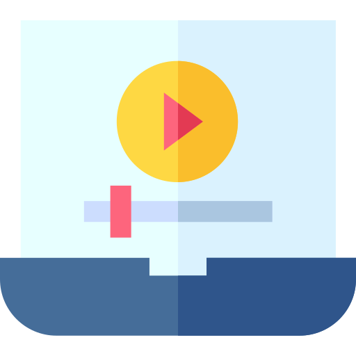 online-video Basic Straight Flat icon