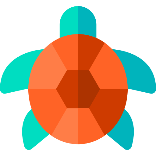 Черепаха Basic Rounded Flat иконка