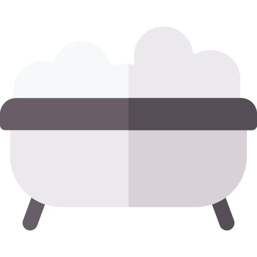 badewanne Basic Rounded Flat icon