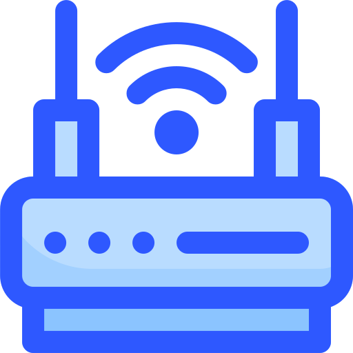 wifi router Vitaliy Gorbachev Blue icoon