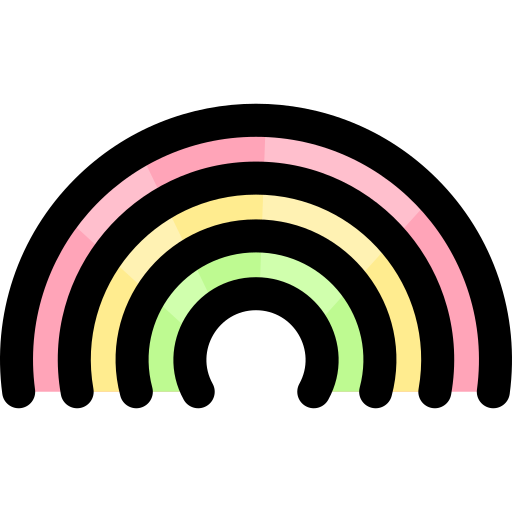무지개 Vitaliy Gorbachev Lineal Color icon