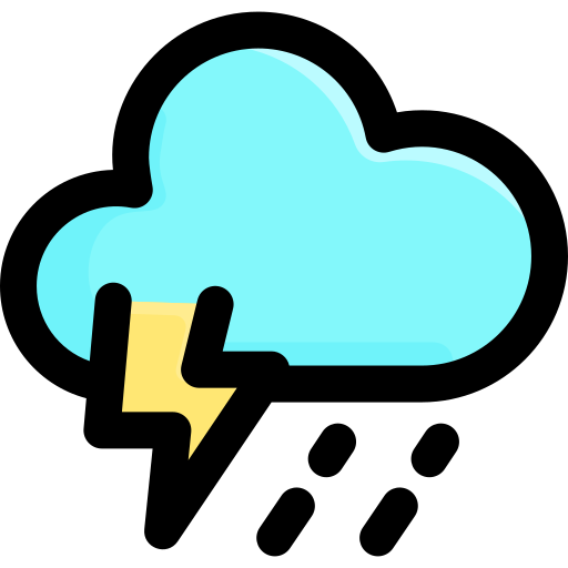 Thunderstorm Vitaliy Gorbachev Lineal Color icon