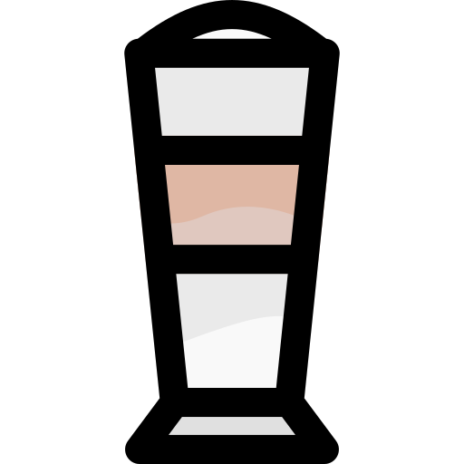 latte macchiato Vitaliy Gorbachev Lineal Color icon