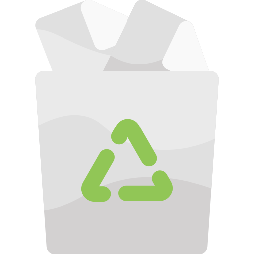 contenedor de reciclaje Vitaliy Gorbachev Flat icono