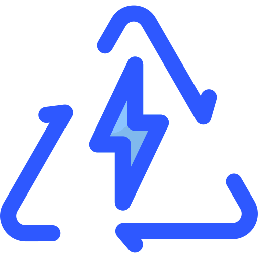 erneuerbare energie Vitaliy Gorbachev Blue icon
