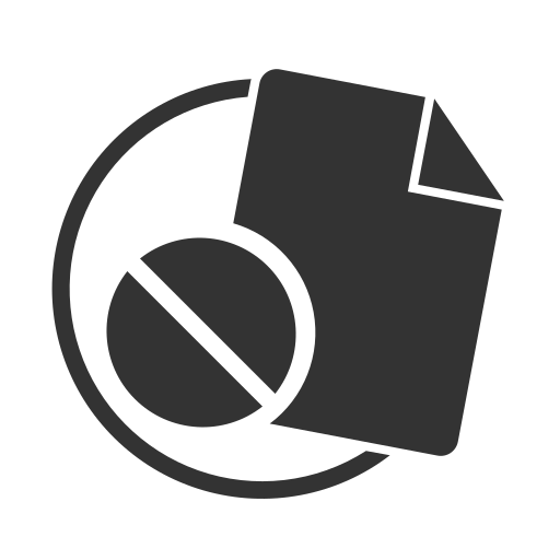 Block Generic Glyph icon