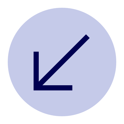 아래쪽 화살표 Generic Circular icon