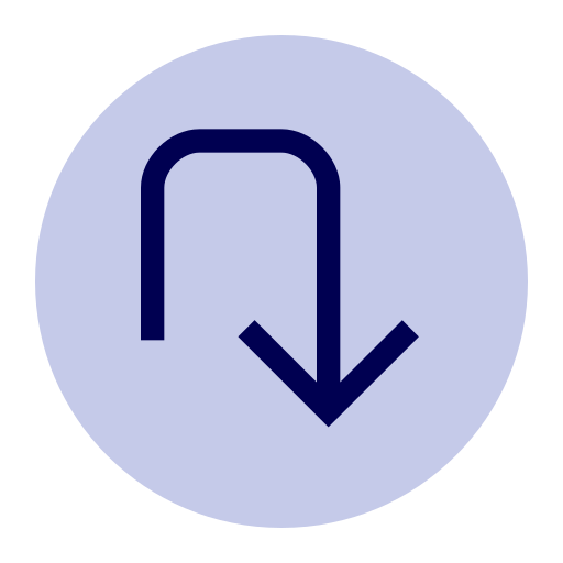 Down arrow Generic Circular icon