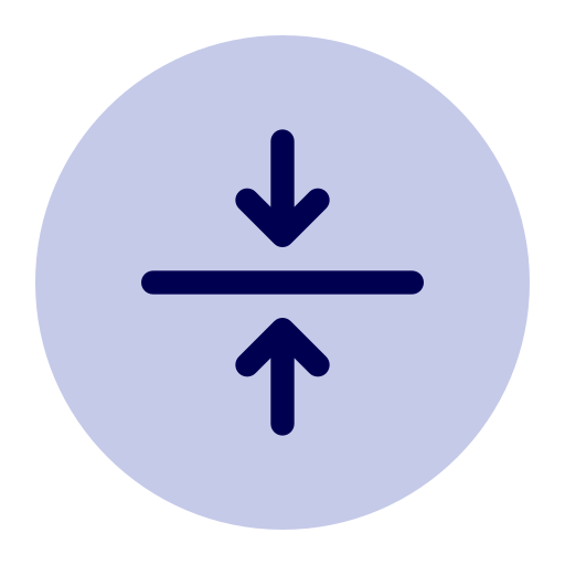 flecha vertical Generic Circular icono