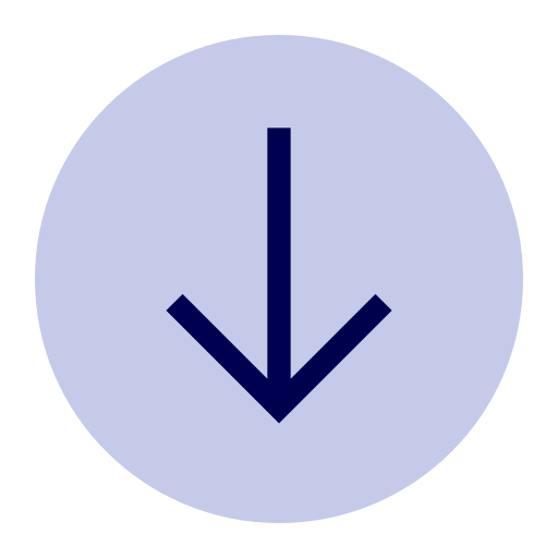 下矢印 Generic Circular icon