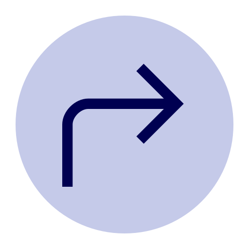 flecha derecha Generic Circular icono