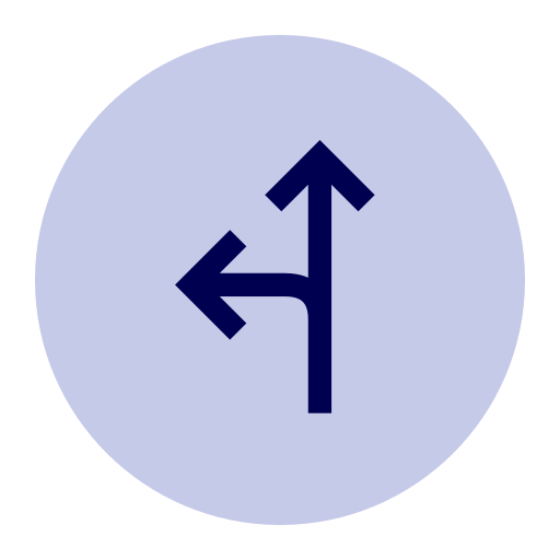 交差点 Generic Circular icon