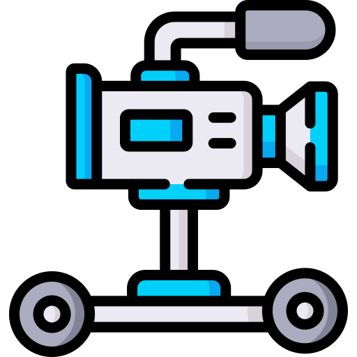 chariot de caméra Special Lineal color Icône