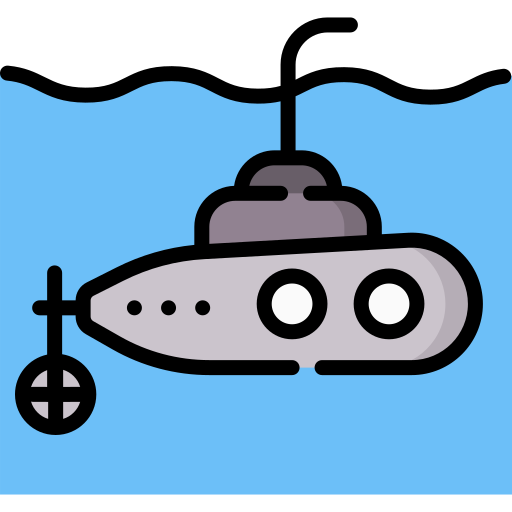 Submarine Special Lineal color icon