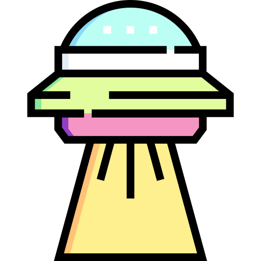 Ufo Detailed Straight Lineal color icon