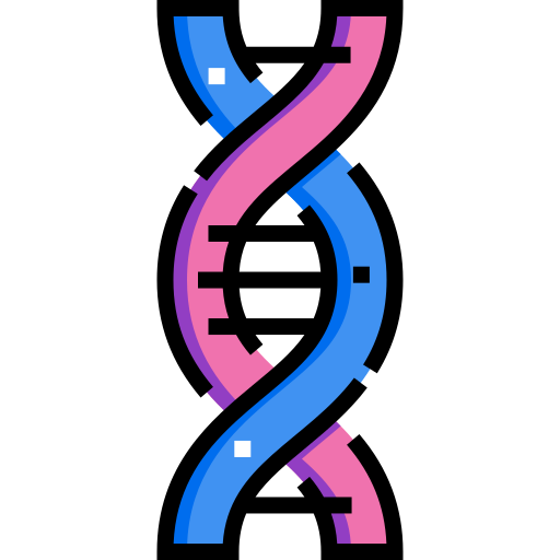 Dna Detailed Straight Lineal color icon