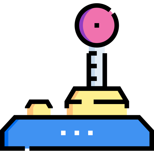 Joystick Detailed Straight Lineal color icon