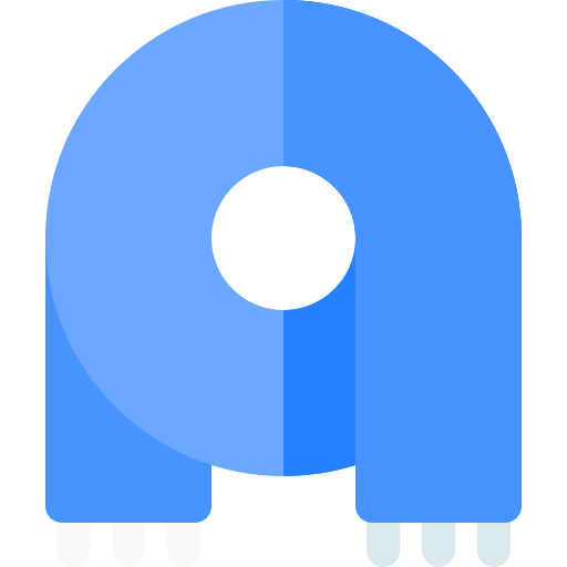 szalik Basic Rounded Flat ikona