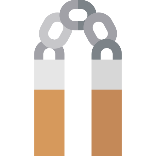 Nunchaku Basic Straight Flat icon