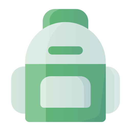 Backpack Generic Rounded Shapes icon