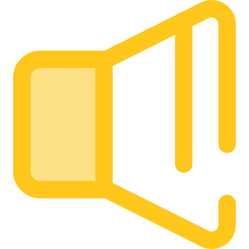 volume Monochrome Yellow icoon