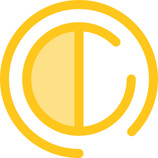 対比 Monochrome Yellow icon