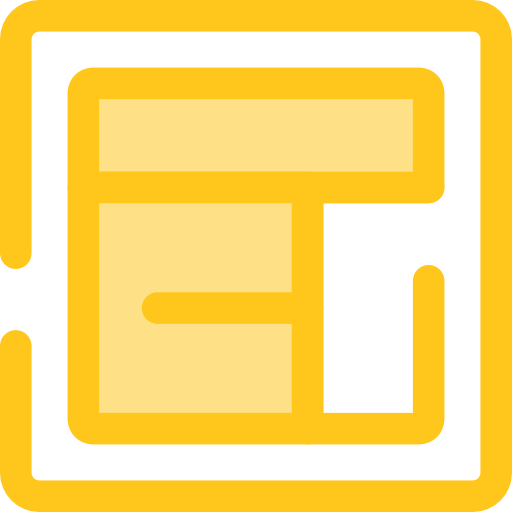monitor Monochrome Yellow icono
