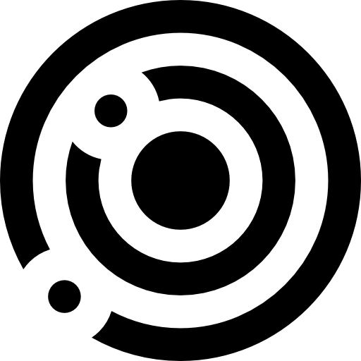 orbit Basic Straight Filled icon