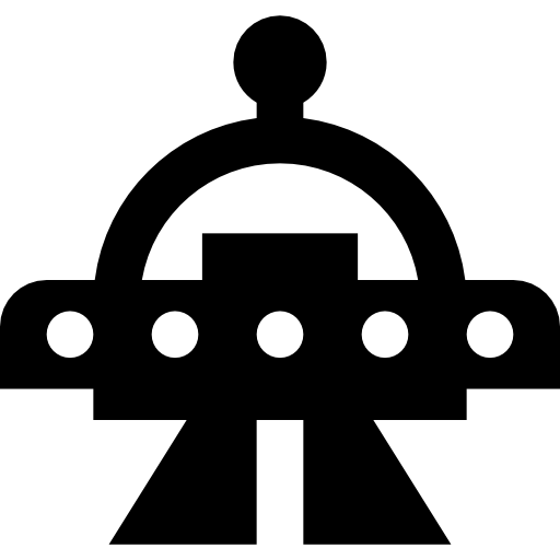ufo Basic Straight Filled icoon