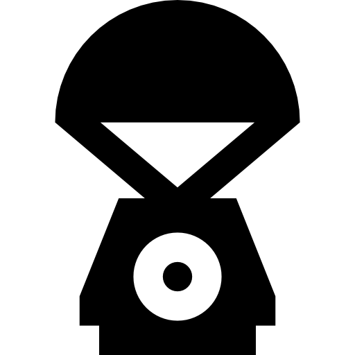 capsula spaziale Basic Straight Filled icona