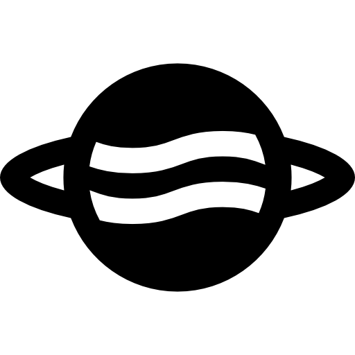 planeet Basic Straight Filled icoon