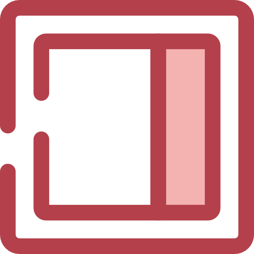 Display Monochrome Red icon