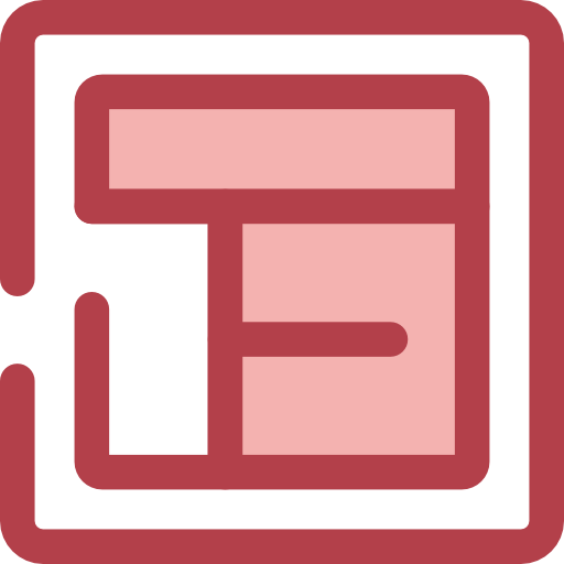 디스플레이 Monochrome Red icon