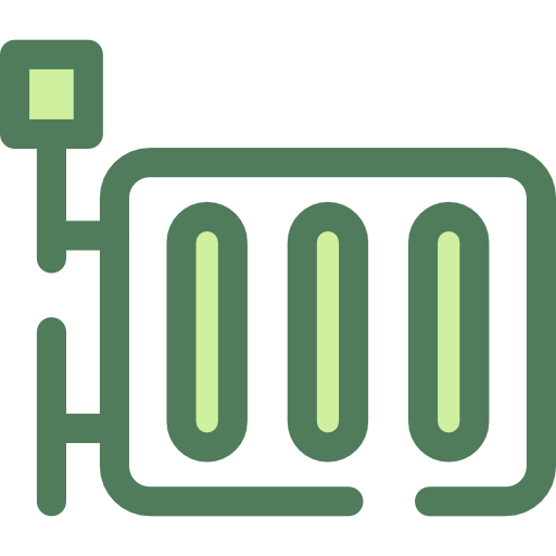 calefacción Monochrome Green icono
