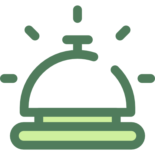 Reception Monochrome Green icon