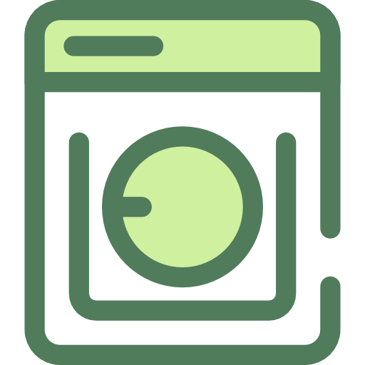세탁 Monochrome Green icon