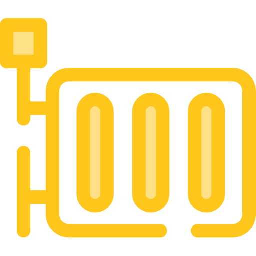 Heating Monochrome Yellow icon