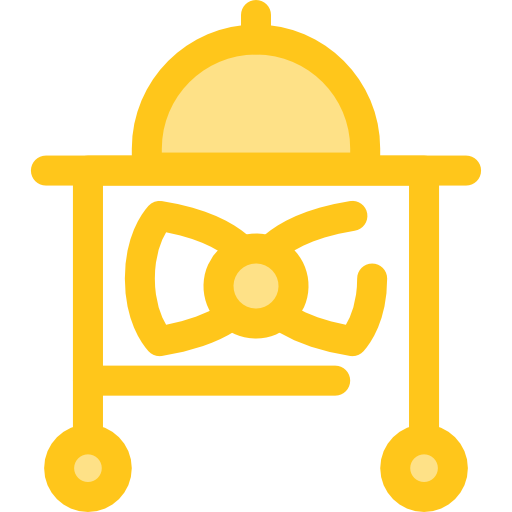 Cart Monochrome Yellow icon