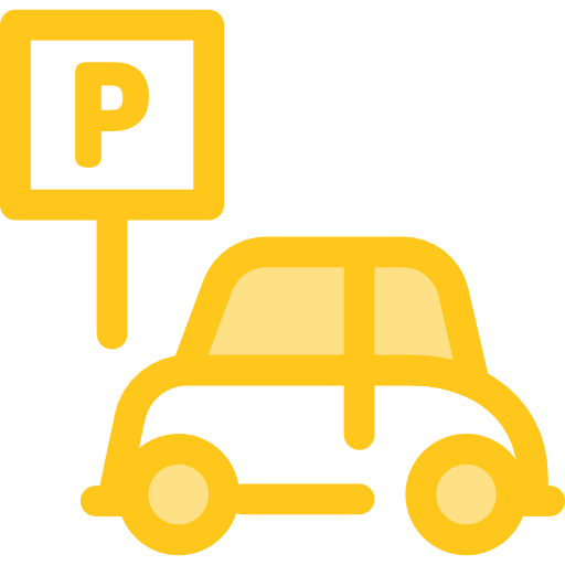 Parking Monochrome Yellow icon