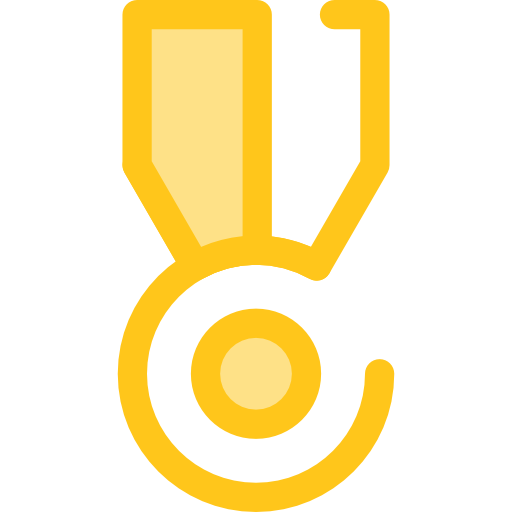 medalla Monochrome Yellow icono