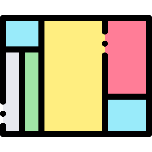 analityka Detailed Rounded Lineal color ikona