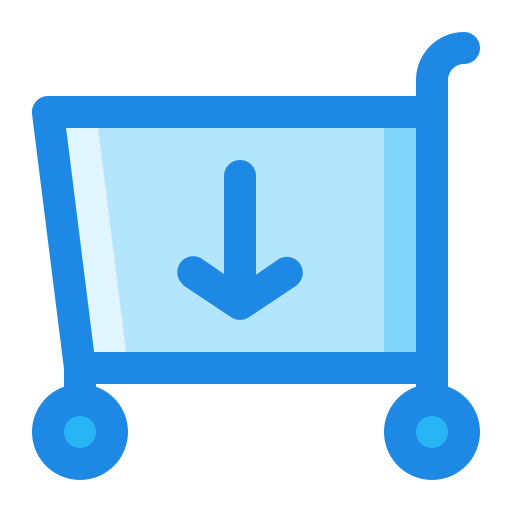 winkelmand Generic Blue icoon