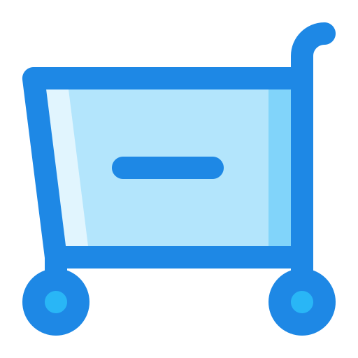 쇼핑 카트 Generic Blue icon