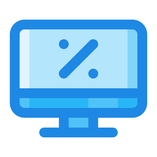 e-commerce Generic Blue icoon