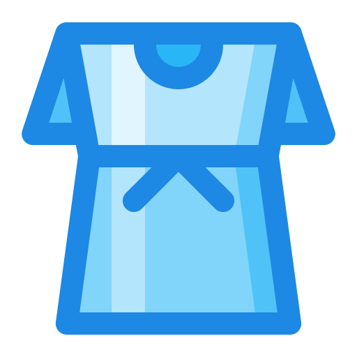 Woman clothes Generic Blue icon