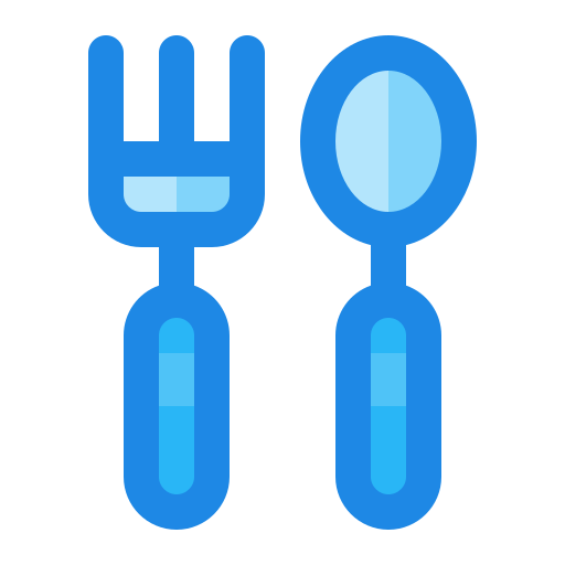 Tableware Generic Blue icon